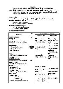 Giáo án môn Thể dục Khối 7 - Tiết 21: Chạy nhanh - Cầu lông - Chạy bền