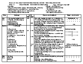 Giáo án môn Thể dục Lớp 7 - Chương trình học kì II