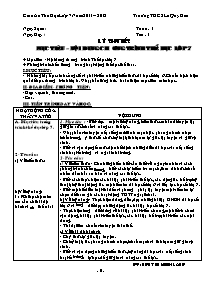 Giáo án Thể dục 7 - Bản đẹp 2 cột - Năm học 2011-2012 - Nguyễn Minh Long