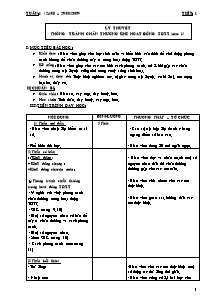 Giáo án Thể dục 7 - Bản đẹp 3 cột - Năm học 2009-2010 - Trần Văn Công