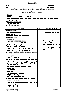 Giáo án Thể dục 7 - Chương trình học cả năm - Năm học 2010-2011 - Nguyễn Văn Mỵ