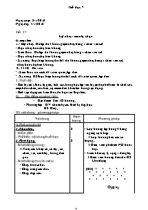 Giáo án Thể dục 7 - Chương trình học kì 2 - Năm học 2011-2012