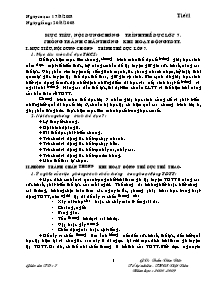 Giáo án Thể dục 7 - Chương trình học kì 2 - Trần Văn Đức