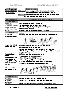 Giáo án Thể dục 9 - Tiết 46+47 - Năm học 2012-2013 - Trần Đăng Khoa