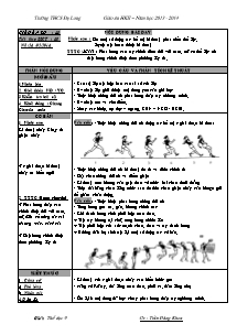 Giáo án Thể dục 9 - Tiết 48+49 - Năm học 2012-2013 - Trần Đăng Khoa