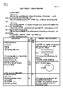 Giáo án Thể dục Khối 6 - Tiết 37 đến 49