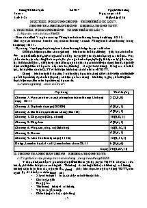 Giáo án Thể dục Khối 7 - Chương trình học cả năm - Nguyễn Viết Cường