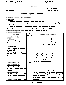 Giáo án Thể dục Khối 7 - Chương trình học kì 2 - Năm học 2010-2011 - Nguyễn Tri Phương