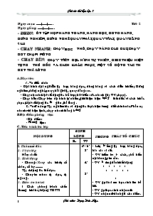 Giáo án Thể dục Khối 7 - Tiết 2: ĐHĐN - Chạy nhanh - Chạy bền- Đặng Đức Hiệp