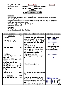 Giáo án Thể dục Khối 7 - Tiết 64: Bật nhảy - Chạy bền - Trường THCS Long Bình