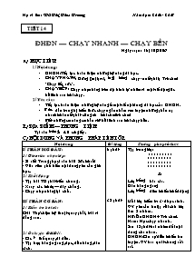 Giáo án Thể dục Lớp 6 - Chương trình cả năm - Vũ Thị Thu Trang