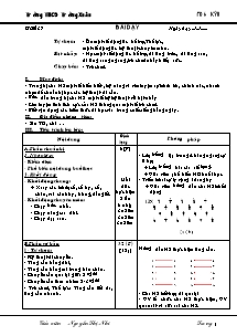 Giáo án Thể dục Lớp 6 - Chương trình học kì 2 - Nguyễn Thị Nhi