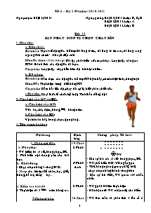 Giáo án Thể dục Lớp 6 - Chương trình học kì II - Năm học 2010-2011