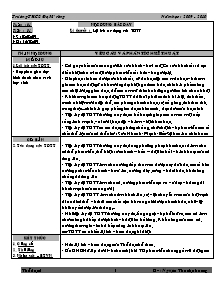 Giáo án Thể dục Lớp 6 - Tiết 1+2 - Năm học 2009-2010 - Nguyễn Thanh Phương