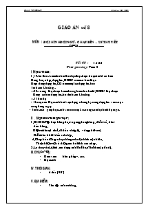 Giáo án Thể dục Lớp 6 - Tiết 15+16: Đội hình đội ngũ; Chạy bền; Lý thuyết- Năm học 2012-2013 - Nguyễn Văn Ngọc