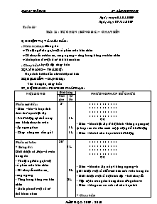 Giáo án Thể dục Lớp 6 - Tiết 21: Tự chọn (Bóng đá)- Chạy bền - Năm học 2009-2010 - Lâm Duy Phong