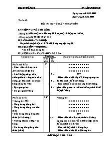 Giáo án Thể dục Lớp 6 - Tiết 29: Bóng đá - Chạy bền - Năm học 2009-2010 - Lâm Duy Phong