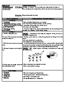 Giáo án Thể dục Lớp 6 - Tiết 29+30 - Năm học 2012-2013