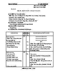 Giáo án Thể dục Lớp 6 - Tiết 39: Bật nhảy - Chạy nhanh - Năm học 2009-2010 - Lâm Duy Phong