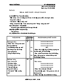 Giáo án Thể dục Lớp 6 - Tiết 41: Bật nhảy - Chạy nhanh - Năm học 2009-2010 - Lâm Duy Phong