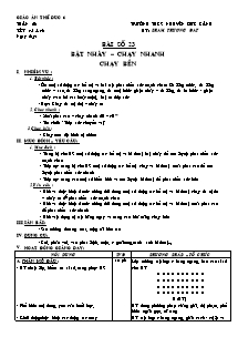 Giáo án Thể dục Lớp 6 - Tiết 45+46: Bật nhảy - Chạy nhanh - Chạy bền - Phạm Thượng Đạt