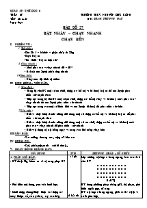 Giáo án Thể dục Lớp 6 - Tiết 53+54: Bật nhảy - Chạy nhanh - Chạy bền - Phạm Thượng Đạt