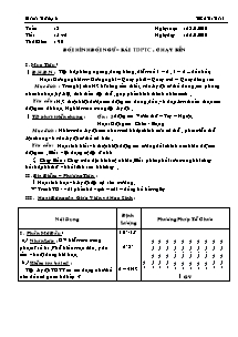 Giáo án Thể dục Lớp 6 - Tiết 5+6: Đội hình đội ngũ - Bài TDPTC - Chạy bền - Năm học 2010-2011 - Lê Tấn Lợi