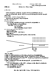 Giáo án Thể dục Lớp 6 - Tiết 64: Kiểm tra: Ném bóng - Năm học 2009-2010 - Ngô Trí Tiến