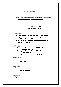 Giáo án Thể dục Lớp 6 - Tiết 7+8: Đội hình đội ngũ; Bài thể dục; Chạy bền - Năm học 2012-2013 - Nguyễn Văn Ngọc