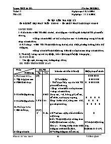 Giáo án Thể dục Lớp 6 - Tuần 17 - Năm học 2012-2013 - Võ Đình Quốc