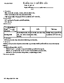 Giáo án Thể dục Lớp 7 - Bài 61: Kiểm tra 1 tiết Đá cầu - Phạm Khắc Trí