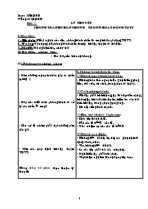 Giáo án Thể dục Lớp 7 - Bản đẹp 2 cột - Năm học 2012-2013