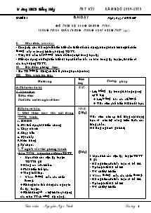 Giáo án Thể dục Lớp 7 - Bản đẹp 3 cột - Năm học 2009-2010 - Nguyễn Ngọc Vinh