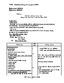 Giáo án Thể dục Lớp 7 - Bản đẹp 3 cột - Năm học 2013-2014 - Luyện Văn Dương