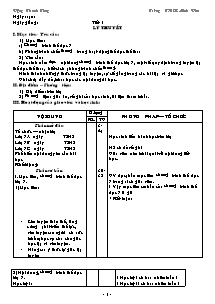 Giáo án Thể dục Lớp 7 - Bản đẹp 4 cột - Đặng Thanh Tùng