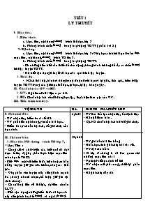 Giáo án Thể dục Lớp 7 - Chương trình cả năm - Năm học 2010-2011