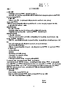 Giáo án Thể dục Lớp 7 - Chương trình cả năm - Năm học 2012-2013