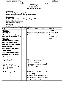 Giáo án Thể dục Lớp 7 - Chương trình cả năm - Trần Đặng Như Tiên