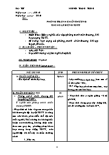 Giáo án Thể dục Lớp 7 - Chương trình học cả năm - Năm học 2010-2011 - Nguyễn Thanh Trung