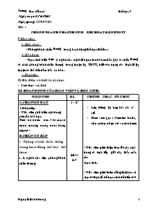 Giáo án Thể dục Lớp 7 - Chương trình học cả năm - Năm học 2011-2012 - Nguyễn Thành Trung