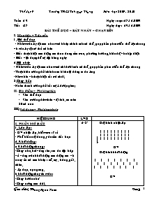 Giáo án Thể dục Lớp 7 - Chương trình học kì 2 -Năm học 2009-2010 - Hoàng Ngọc Toàn