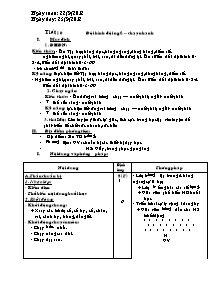 Giáo án Thể dục Lớp 7 - Tiết 10: Đội hình đội ngũ; Chạy nhanh - Năm học 2012-2013