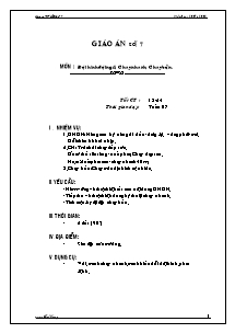 Giáo án Thể dục Lớp 7 - Tiết 13+14: Đội hình đội ngũ; Chạy nhanh; Chạy bền - Trường THCS Trà Vong