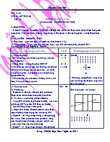 Giáo án Thể dục Lớp 7 - Tiết 14: Kiểm tra đá cầu - Nguyễn Anh Đức