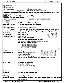 Giáo án Thể dục Lớp 7 - Tiết 19 - Năm học 2011-2012 - Nguyễn Đăng Hoà