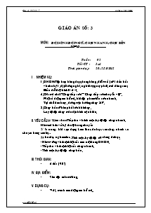 Giáo án Thể dục Lớp 7 - Tiết 2: Đội hìn đội ngũ; Chạy nhanh; Chạy bền - Năm học 2012-2013 - Trường THCS Thị trấn