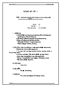 Giáo án Thể dục Lớp 7 - Tiết 2: Đội hình đội ngũ; Chạy nhanh; Chạy bền - Năm học 2012-2013 - Trường THCS Thị trấn