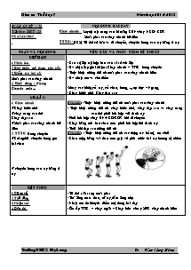 Giáo án Thể dục Lớp 7 - Tiết 23+24 - Năm học 2012-2013 - Trần Đăng Khoa