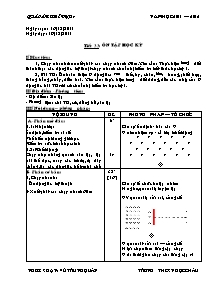 Giáo án Thể dục Lớp 7 - Tiết 33+34 - Năm học 2011-2012 - Vũ Trung Quân