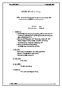 Giáo án Thể dục Lớp 7 - Tiết 3+4: Đội hình đội ngũ; Chạy nhanh; Chạy bền - Năm học 2011-2012 - Trường THCS Hùng Vương